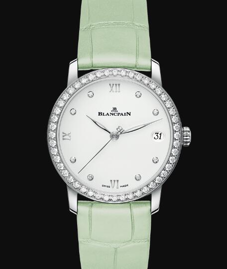 Blancpain Villeret Watch Review Villeret Women Date Replica Watch 6127 4628 95